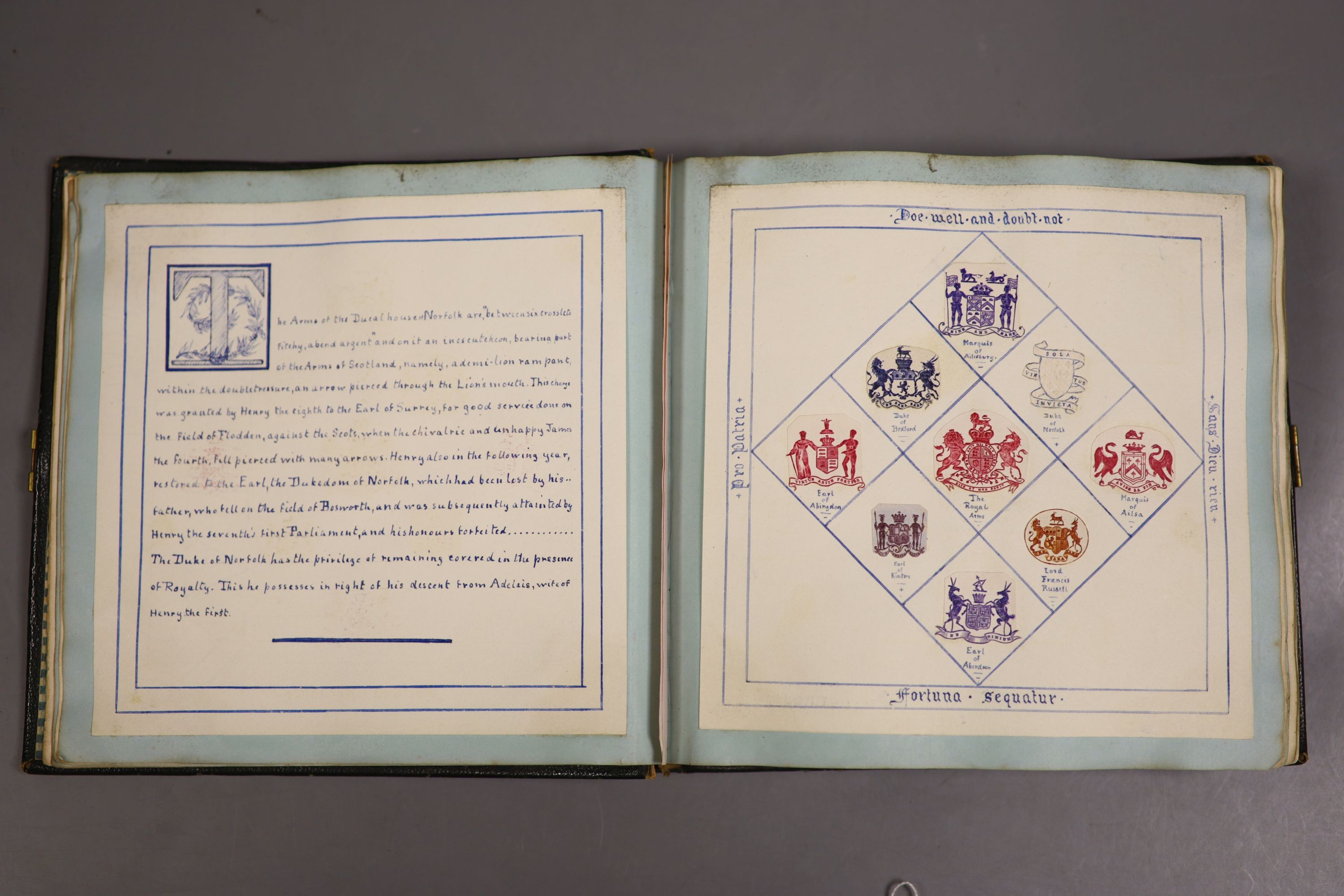 A Victorian album of crests